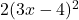 2(3x-4)^2