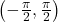 \left( -\frac{\pi}{2}, \frac{\pi}{2} \right)