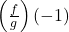 \left(\frac{f}{g}\right)(-1)