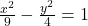 \frac{x^2}{9} - \frac{y^2}{4} = 1