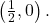 \left( \frac{1}{2}, 0\right).