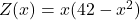 Z(x) = x(42 - x^{2})