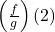 \left(\frac{f}{g}\right)(2)