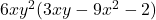 6xy^2(3xy - 9x^2 - 2)