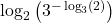 \log_{2}\left(3^{-\log_{3}(2)}\right)