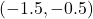 (-1.5, -0.5)