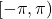 [-\pi, \pi)