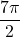 \dfrac{7\pi}{2}