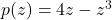 p(z) = 4z-z^3