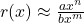 r(x) \approx \frac{ax^n}{bx^m}