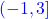 \color{blue}{(-1,3]}